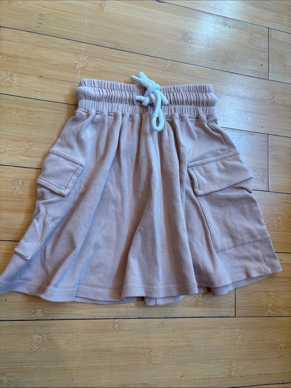 Little parni pink flare skirt elastic waistband size 4